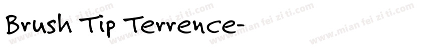 Brush Tip Terrence字体转换